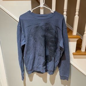 Taylor Swift Evermore Navy Blue Crewneck